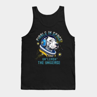 Pibble in Space Un"leash" the Universe Tank Top